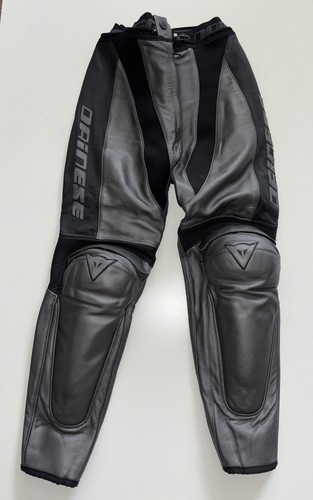 Dainese black grey leather - grey,