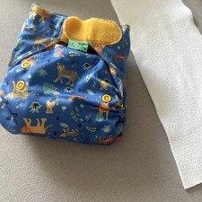 TOTS BOTS FRUGI EASYFIT STAR - Cobalt Cats Reusable Nappy 3.5-15 kg