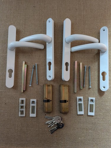 Upvc door handles used - handles, used,