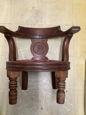 P&O mahogany Captains Chair, honest condition would benefit from a restoration ?