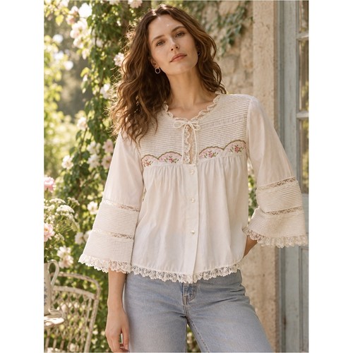 Vintage 70s barbizon lace - 70s,