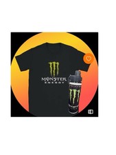 Monster Energy  gift set T Shirt Small,M,L,Xl,XXL,XXXL And Drinks Bottle In Box