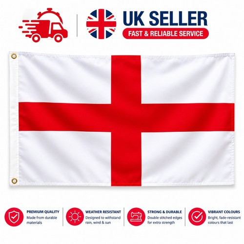 England flag 8x5ft 5x3ft - flag,