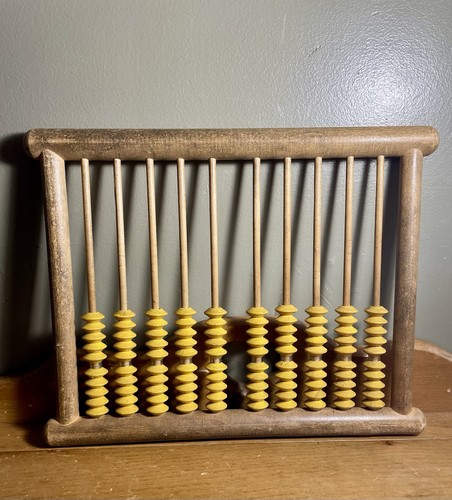 Antique abacus counting - counting, tool