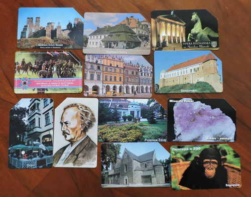 Used phonecards from - ,