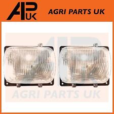 2x Front Headlight Lamps for Fiat 70-75 70-88 70-90 72-85 72-93 80-65 Tractor