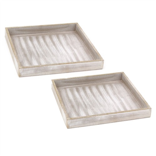 Set grey wash wooden - of,