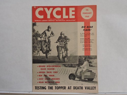 Cycle magazine february 1960 - magazine,