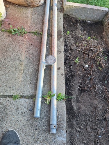 Handrail 40mm galvanised - , heavy