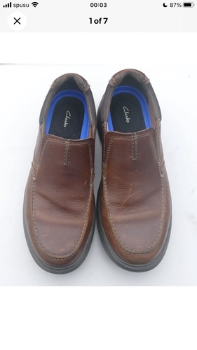 Mens clarks leather shoes - mens,