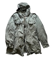 Genuine Vintage German Army Parka XL Quilted Liner Cold Military Surplus LN5