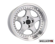 Deep dish R14 4x100 alloy wheels VW Golf Jetta BMW E30 E21 HONDA rims