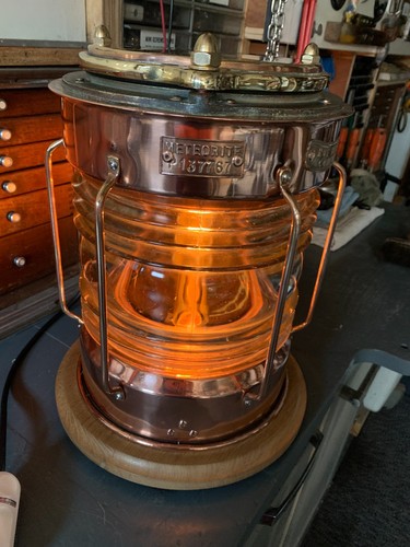 Ships nuc lamp - oak, dimmer