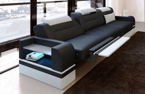 Sofa leather couch designer - couch,