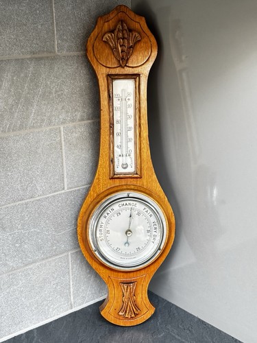 Vintage british carved oak - vintage,