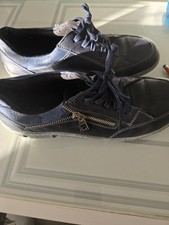 Pavers Size 40 (6.5) Blue Leather Trainers