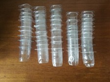 50 Small Yoghurt Pots Small Plastic Yogurt Arts&Craft School Seedling Gardening 