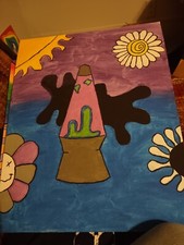 Lava Lamp Painting.  