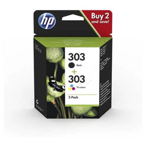 303 black tri colour ink - hp, &