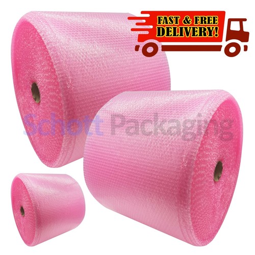 Pink small bubble wrap 500mm - pink,