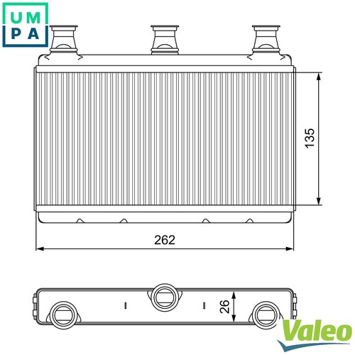 Heat exchanger interior - heat,