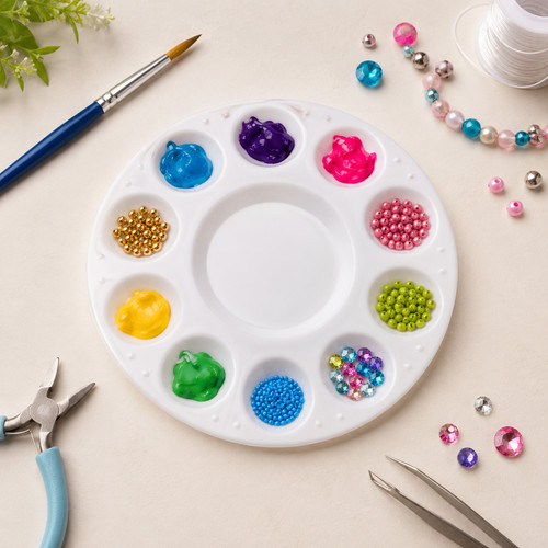 Well round paint palette - 10,