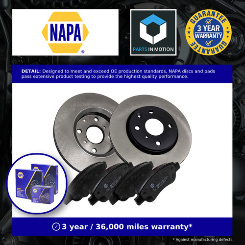 Vented brake discs - 2x,