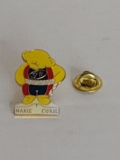 Collectable Pin Badge - Marie Curie - Teddy Bear on Scales - Slimming World