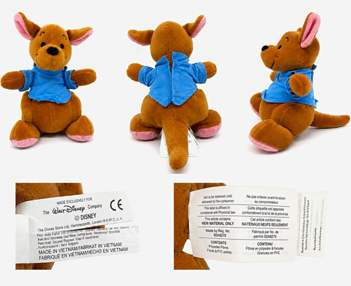 Disney store roo plush soft - disney,