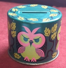Owl Print Money Box Bank