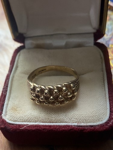 9ct gold keeper ring