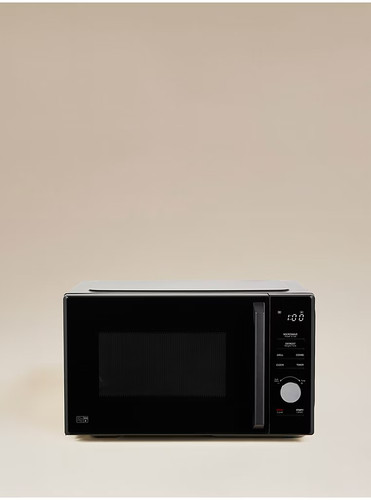 Black 23l digital microwave - black,