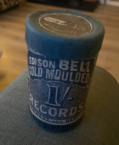 Edison wax cylinder - wax, v+