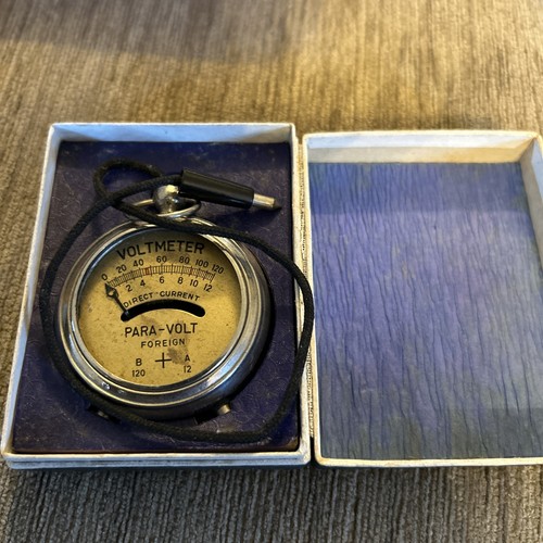 Vintage pocket voltmeter - vintage,