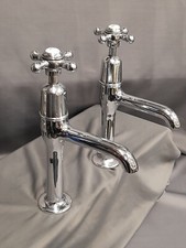 CHROME PILLAR TAPS IDEAL