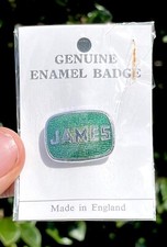 James Motorbikes Motorcycles Original Vintage Enamel Pin Badge