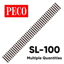 PECO Streamline SL-100 914mm Code 100 Wood Sleeper Flex Track - Multiple