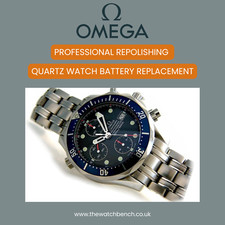 OMEGA BATTERY/POLISHING SERVICE - Professional Wristwatch Restoration