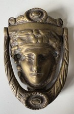 Antique Brass Lady Face Door