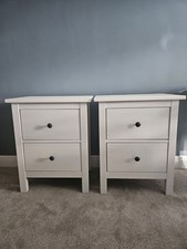 IKEA: Hemnes bedside table / chest of drawers / 2 drawers / white