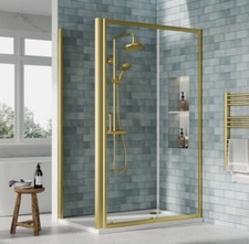 Nuie Brushed Brass Sliding