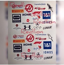 Haas F1  sponsor  And F1 Teams  Vinyl stickers