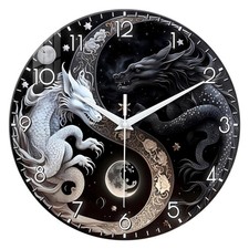 Oriental Dragon Glass Wall