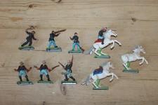 BRITAINS SUPER DEETAIL 1970'S JOB LOT ACW 7TH CAVALRY & UNION INFANTRY SOLDIERS
