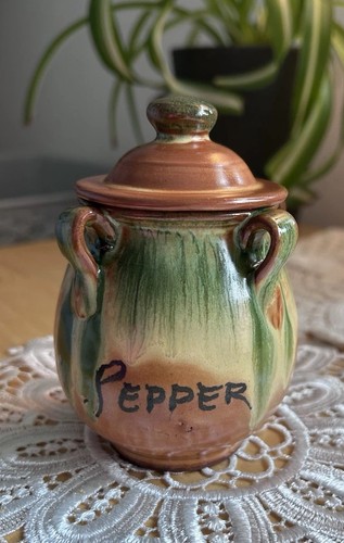 Hand thrown red - red, clay