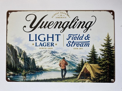 Yuengling beer sign field - beer,