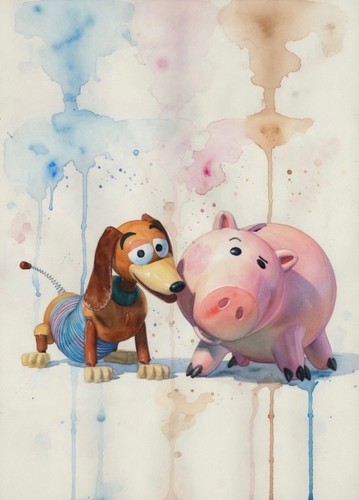 Toy story slinky dog - slinky, &