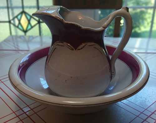 Vintage ironstone wash - ironstone, basin