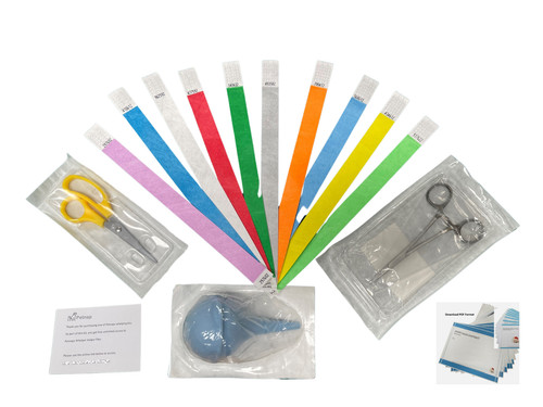 Mini whelping kit box forceps - kit,