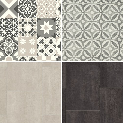 Tile effect vinyl - tile,